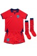 Fotbalové Dres Anglie Harry Kane #9 Dětské Venkovní Oblečení MS 2022 Krátký Rukáv (+ trenýrky)